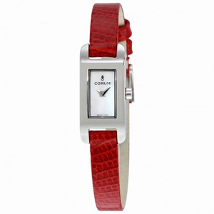 Corum Baguette Brown Lizard Leather Ladies Watch 130351200022PN34