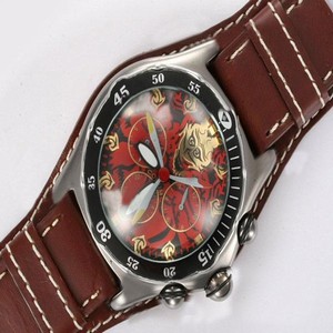 Corum Bubble IDNO19828 Brown Crocodile Leather Strap Womens Watch