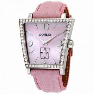 Corum Trapeze Pink Mother of Pearl Diamond Ladies Watch 106404470008PM52