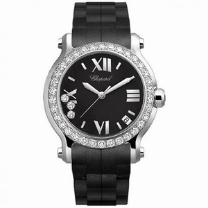 Chopard Happy Sport II Round Diamond Ladies Watch 278475-3017