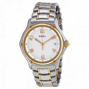 Ebel 1911 Silver Dial 18k Gold and Stainless Steel Men's Watch 1187241-16665P