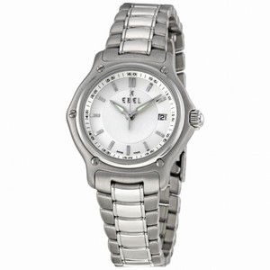 Ebel 1911 Silver Dial Stainless Steel Ladies Watch 9087221/6365P