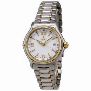 Ebel 1911 White Dial Two Tone Ladies Watch 1087221-0465P