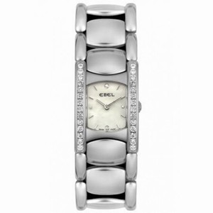 Ebel Beluga Manchette Mother Of Pearl Dial Stainless Steel Ladies Quartz Watch 9057A28-981050