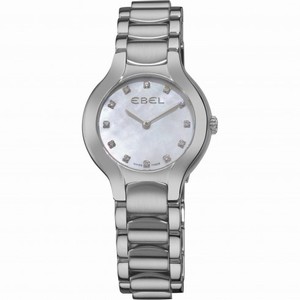 Ebel Beluga Mother of Pearl Diamond Dial Stainless Steel Ladies Watch 1216038