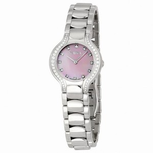 Ebel Beluga Pink Mother of Pearl Diamond Ladies Watch 1215869