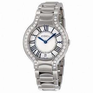Ebel Beluga Silver Dial Stainless Steel Bracelet Ladies Watch 1216071