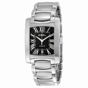 Ebel Brasilia Black Dial Stainless Steel Men's Watch 1215615