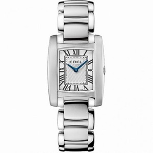 Ebel Brasilia Silver Dial Stainless Steel Ladies Watch 1216033