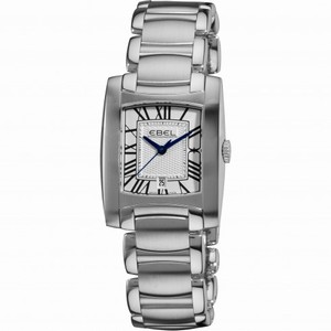Ebel Brasilia Silver Dial Stainless Steel Ladies Watch 1216036