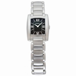 Ebel Brasilia Steel Black Ladies Watch 1215665