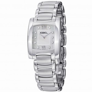 Ebel Brasilia Steel Diamond Ladies Watch 1215776