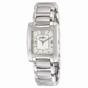 Ebel Brasilia White Guilloche Ladies Watch 1215774