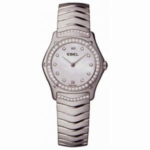 Ebel Classic Wave Mother Of Pearl Dial Stainless Steel Ladies Quartz Watch 9090F24-9726