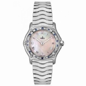 Ebel Mother of Pearl Dial Stainless Steel Ladies Watch 9157116/921028P