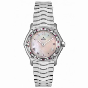 Ebel Sport Classic Mother Of Pearl Dial Stainless Steel Ladies Quartz Watch 9157116-922028P