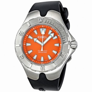 Ebel Sportwave Aquatica Orange Dial Automatic Men's Watch 1215583