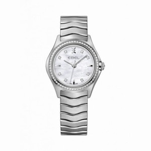 Ebel Wave Mother of Pearl Diamond Dial Ladies Watch 1216194