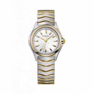 Ebel Wave Silver Dial Two Tone Ladies Watch 1216195