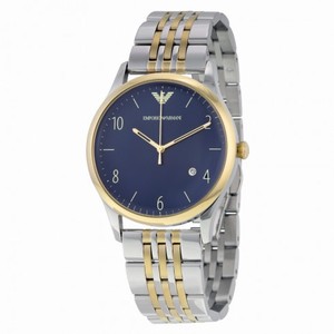 Emporio Armani Classic Navy Dial Two-tone Men's Watch AR1868