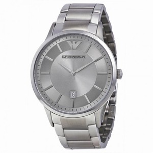 Emporio Armani Classic Silver Dial Stainless Steel Men's Men's Watch 2478