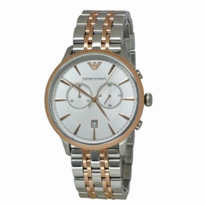 Emporio Armani Classic Silver Dial Cronograph Men's Watch AR1826