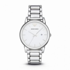 Emporio Armani Classic White Dial Men's Watch AR1854