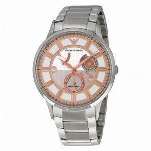 Emporio Armani Meccanico Automatic Silver Dial Men's Watch AR4663