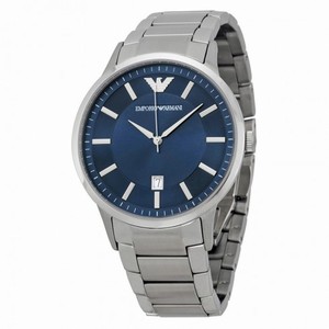 Emporio Armani Renato Blue Dial Stainless Steel