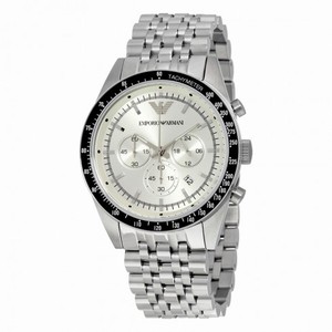 Emporio Armani Sportivo Chronograph Silver Dial Stainless Steel Men's Watch AR6073