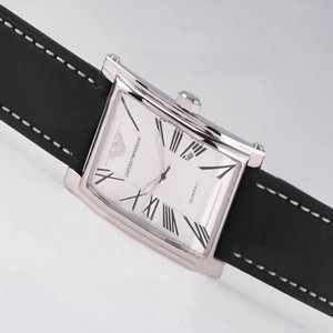 Emporio Armani Super Slim AR2049 Stainless Steel Case Stainless Steel Bezel Mens Watch