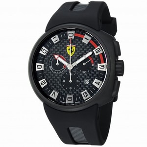 Ferrari F1 Fast Lap Carbon Fiber Dial Chronograph Men's Watch FE-10-IPB-CG-FC-FC