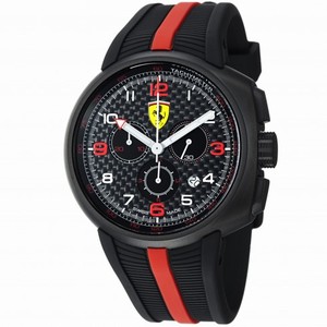 Ferrari F1 Fast Lap Carbon Fiber Dial Chronograph Men's Watch FE-10-IPB-CG-FC