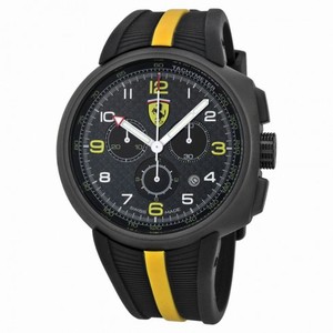 Ferrari F1 Fast Lap Carbon Fiber Dial Chronograph Men's Watch FE-10-IPGUN-CG-FC