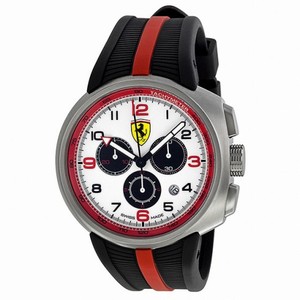 Ferrari F1 Fast Lap White Dial Chronograph Men's Watch FE-10-ACC-CG-WT