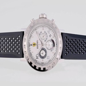 Ferrari Ferrari Chrono FER00010 White Dial Round Stainless Steel Case Watch