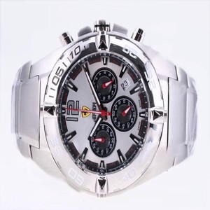 Ferrari Panerai Ferrari Chrono Monopulsante FER00020 White Dial Stainless Steel Case Round Watch