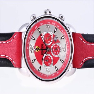 Ferrari Panerai Ferrari Granturismo FER00013 Black Crocodile Leather Strap Red Dial 42mm Watch