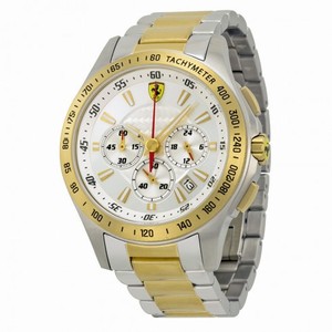 Ferrari Scuderia Chronograph Silver Dial Two-tone Men's Watch 830051