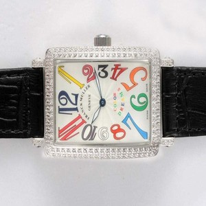 Franck Muller Cintree Curvex Crazy Hours 5850 CH D CD CODR Womens Quartz Rectangle Watch