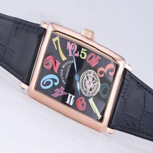 Franck Muller Cintree Curvex Crazy Hours 5850 SC CODR Tourbillon 38x52mm Womens Watch