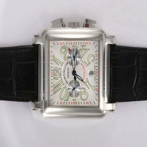 Franck Muller Conquistador Cortez 10000-CC Automatic Stainless Steel Bezel White Dial Watch