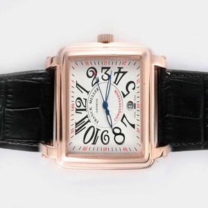 Franck Muller Conquistador Line 9000-CC-SC-KING Midsize Rose Gold Case Watch