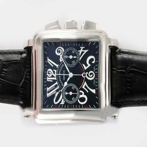 Franck Muller King Conquistador 10000-CC 41x41mm Midsize Stainless Steel Case Watch