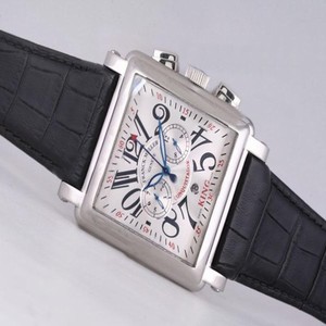 Franck Muller King Conquistador 10000-CC Automatic White Dial Square Watch
