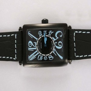 Franck Muller Long Island 1000-SC Womens PVD Case Rectangle Watch