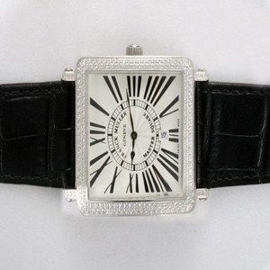 Franck Muller Master Square Diamond 6000 K XL Quartz White Dial Watch