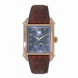 Girard Perregaux Vintage 1945 18kt Rose Gold Brown Leather Men's Watch 25800-52-421-BA6A