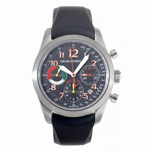 Girard Perregaux Sport Classique Stainless Steel Black Rubber Men's Watch 49540-11-611-FK6A