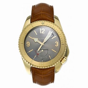 Girard Perregaux Seahawk II 18kt Yellow Gold Brown Leather Men's Watch 49920-0-51-2042